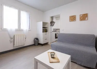 Cuisine ou kitchenette dans l'établissement LE COSY T1 - 18 m2