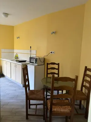 Cuisine ou kitchenette dans l'établissement Appartement pour 5 à 7 personnes