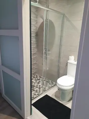 Salle de bains dans l'établissement La Maison Ronde