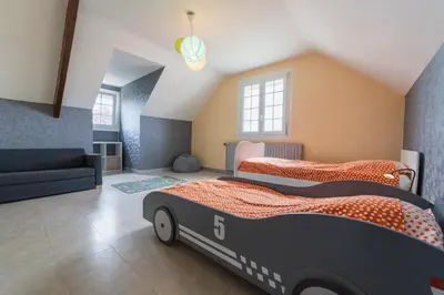 Un ou plusieurs lits dans un hébergement de l'établissement Maison familiale à 10 min du Futuroscope