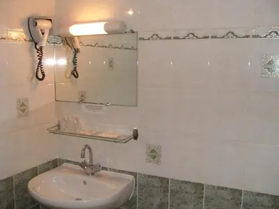Salle de bains dans l'établissement La Boule d'Or