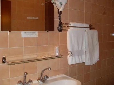 Salle de bains dans l'établissement La Boule d'Or