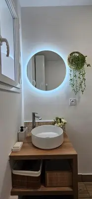 Salle de bains dans l'établissement Dépaysant à Poitiers