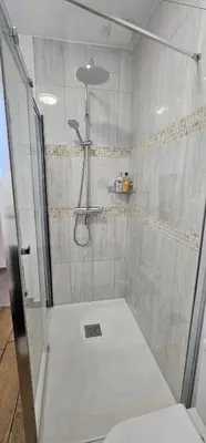 Salle de bains dans l'établissement Dépaysant à Poitiers