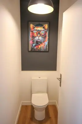 Salle de bains dans l'établissement Le Pop Art - Parking Privé