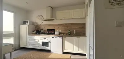 Cuisine ou kitchenette dans l'établissement Grand 95m, 4ch, Plateau 5min, Parking, 8p