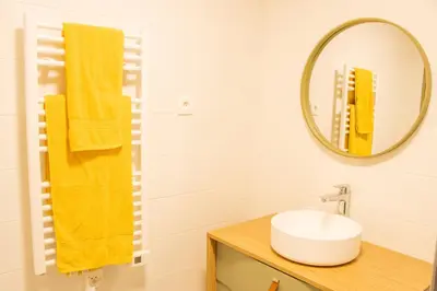 Salle de bains dans l'établissement A la beun'escale