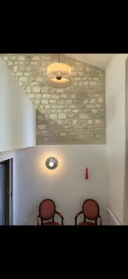 Coin salon dans l'établissement La Maison du Jardin