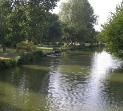Paysage naturel près de la maison de vacances