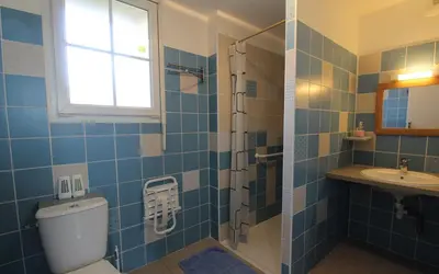 Salle de bains dans l'établissement La Croix du Sud 20 allée de Candé 17138 Saint-XANDRE