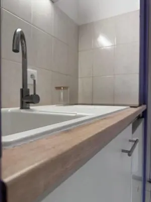 Salle de bains dans l'établissement Appartement Lilas - Résidence Kiwi