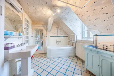 Salle de bains dans l'établissement Chambre Songes d'Afrique