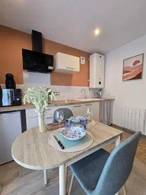 Cuisine ou kitchenette dans l'établissement S2 SWEET HOMES I Studio proche centre I Parking inclu