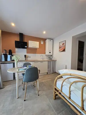 Cuisine ou kitchenette dans l'établissement S2 SWEET HOMES I Studio proche centre I Parking inclu