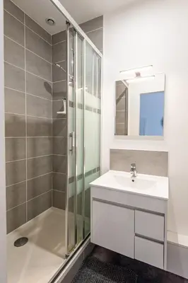 Salle de bains dans l'établissement Karijini Apartment 1 bedroom - City Center - Poitiers