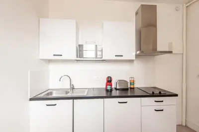 Cuisine ou kitchenette dans l'établissement Uluru - Centre Ville - Poitiers