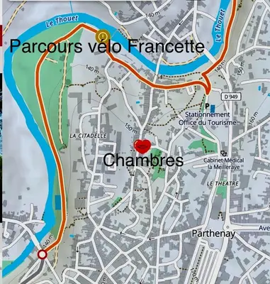 Plan de l'établissement Chambres Saint-Nicolas