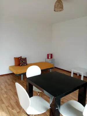 Coin salon dans l'établissement Appart 1 chambre Montmorillon 12