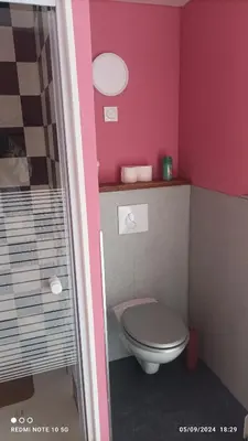 Salle de bains dans l'établissement Lolft 1 PROCHE FUTUROSCOPE
