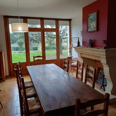 Plan de l'établissement Gîte la maison du bonheur