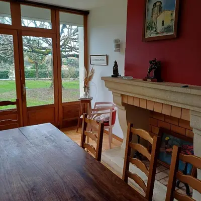 Plan de l'établissement Gîte la maison du bonheur