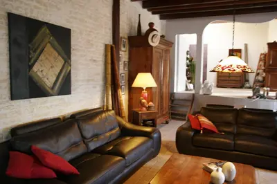 Coin salon dans l'établissement Accacia Home