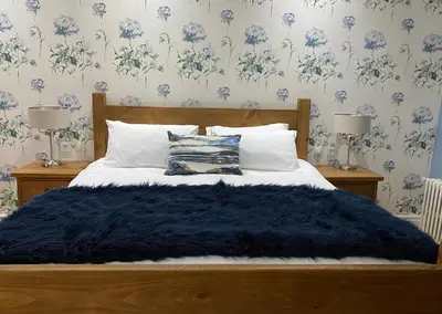 Un ou plusieurs lits dans un hébergement de l'établissement La Montgrande Bed & Breakfast