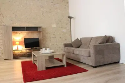Coin salon dans l'établissement Appt 2 pièces LA ROCHELLE - LR180-024