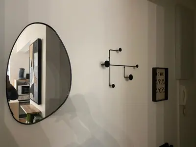 Salle de bains dans l'établissement Appartement moderne Wifi Fibre et Parking privé gratuit avec balcon et ascenseur