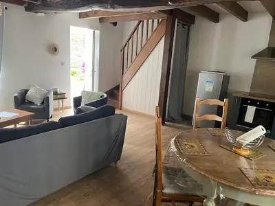 Cuisine ou kitchenette dans l'établissement Les granges