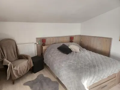 Un ou plusieurs lits dans un hébergement de l'établissement La maisonnette du marais