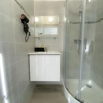 Salle de bains dans l'établissement Studio Cosy