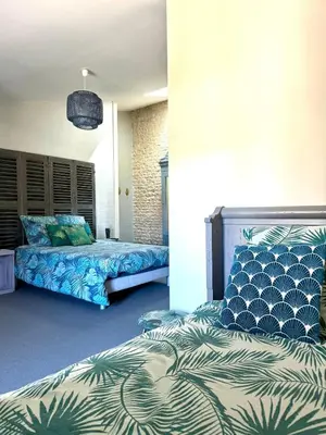 Un ou plusieurs lits dans un hébergement de l'établissement Les Villas de Grammont 260