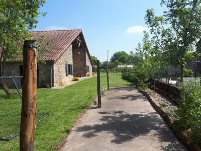 Jardin de l'établissement Grange rénovée