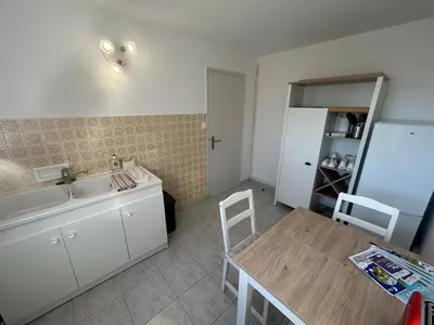 Cuisine ou kitchenette dans l'établissement Appartment Jumapi