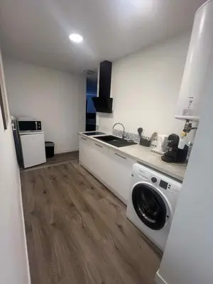 Cuisine ou kitchenette dans l'établissement Apt de 110 m2 tout équipé et confortable