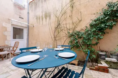 Terrasse ou espace extérieur de l'établissement Appartement de l'ammonite