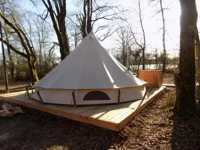 Plan de l'établissement Tente luxe avec jacuzzi vue lac 3