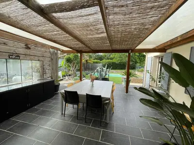 Jardin de l'établissement Maison de vacances