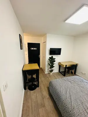 Télévision ou salle de divertissement dans l'établissement Studio cosy plein centre & parking à proximité