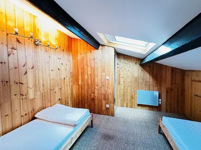Un ou plusieurs lits dans un hébergement de l'établissement Charmante maison à 200m de la plage pour 5 personnes - FR-1-709-94