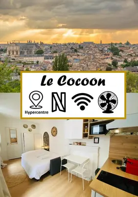 Certificat, récompense, panneau ou autre document affiché dans l'établissement Le Cocon, studio tout confort, hypercentre