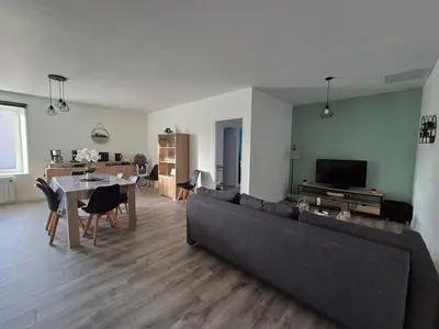 Télévision ou salle de divertissement dans l'établissement Gîte de la Minoterie