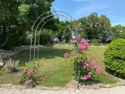 Jardin de l'établissement Les Deux Marronniers Bataille