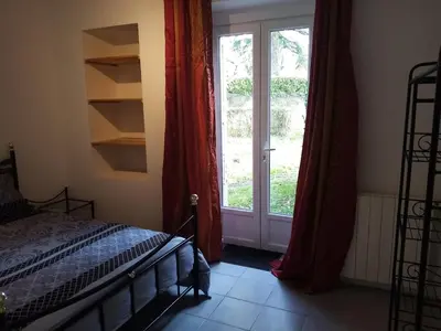 Un ou plusieurs lits dans un hébergement de l'établissement Le Gîte de Lyli