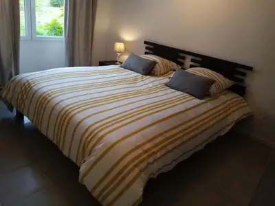 Un ou plusieurs lits dans un hébergement de l'établissement Le Gîte de Lyli