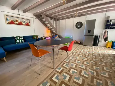 Coin salon dans l'établissement La Petite Grande Maison près de Chauvigny