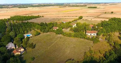 Paysage naturel près de the country house