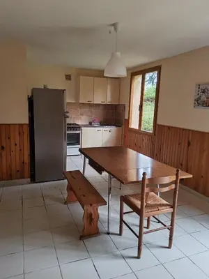 Cuisine ou kitchenette dans l'établissement Domaine la butte de Lauray