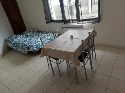 Un ou plusieurs lits dans un hébergement de l'établissement Maisonnette